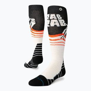 Stance Crab Grab Mid Poly Snow krémszínű sí zokni