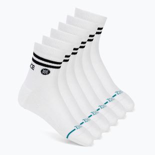 Zokni Stance Core Quarter 6 pairs white