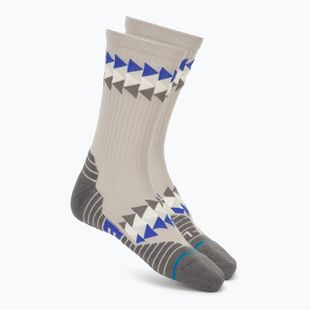Zokni Stance Triad Mid Ribbed Crew grey