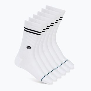 Zokni Stance Core Crew 6 pairs white