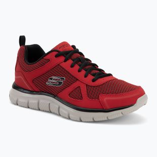 SKECHERS Track Bucolo piros/fekete férfi edzőcipő