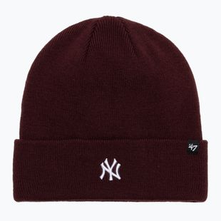 Téli sapka 47 Brand MLB New York Yankees Centerfield dark maroon