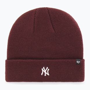 Téli sapka 47 Brand MLB New York Yankees Centerfield dark maroon
