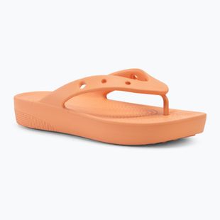 Női flip-flop papucs Crocs Classic Platform papaya