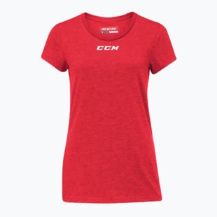 Női póló CCM Crew Neck SR red