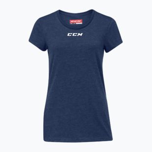 Női póló CCM Crew Neck SR navy