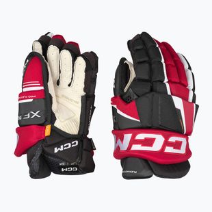 CCM Tacks XF Pro SR hokikesztyű fekete/piros/fehér