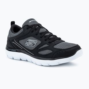 SKECHERS Summits South Rim fekete/fehér férfi edzőcipő
