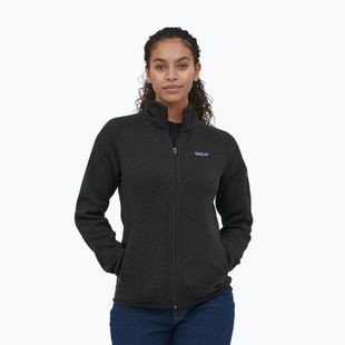 Női Patagonia Better Sweater Fleece trekking pulcsi fekete