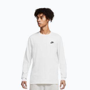 Férfi hosszú ujjú póló Nike Sportswear Club white/black
