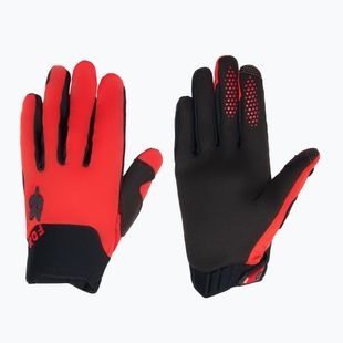 Férfi kerékpáros kesztyű Fox Racing Defend Wind Offroad fluorescent red