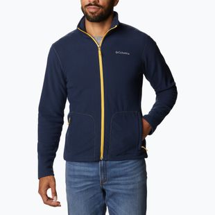 Férfi Columbia Fast Trek Light Full Zip Fleece Sweatshirt colleglate navy