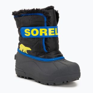 Sorel Snow Commander junior hócipő fekete/szuperkék