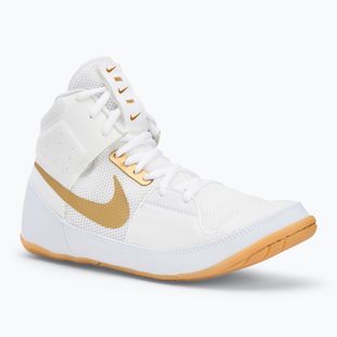 Birkózócipő Nike Fury white/metallic gold