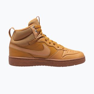 Gyermekcipő Nike Court Borough Mid 2 Boot (Gs) wheat/gum med brown/wheat