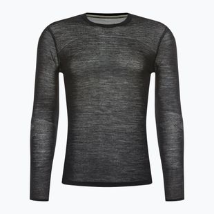 Férfi termoaktív pulóver Smartwool Intraknit Merino 200 Crew fekete/fehér