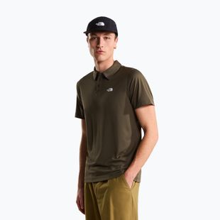 The North Face Tanken Polo férfi galléros póló new taupe green