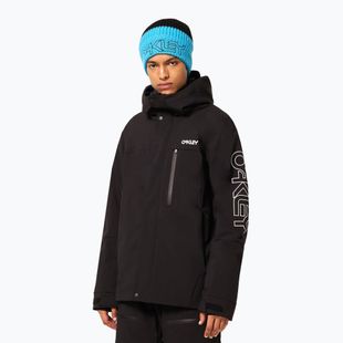 Férfi snowboarddzseki Oakley TNP TBT Insulated black/white logo
