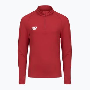 Gyermek labdarúgó pulóver New Balance Training 1/4 Zip kötött bordó NBEJT9035