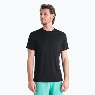 Férfi túrapóló icebreaker Merino 125 Cool-Lite Sphere III SS Tee black