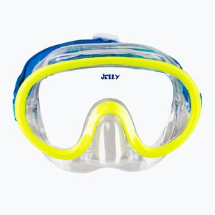 Gyerek snorkeling maszk Mares Jelly lime/blue/clear