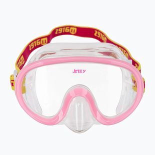 Gyerek snorkeling maszk Mares Jelly pink/yellow/clear