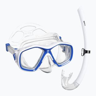 Gyermek snorkel szett Mares Tapu Jr blue/white/clear