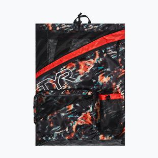 TYR Elite Team Mesh 40 l-es úszótáska narancs / aqua / fekete