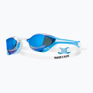 Úszószemüveg TYR Tracer-X Elite Racing Mirrored blue/white