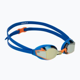 Úszószemüveg TYR Stealth-X Performance Mirrored navy/gold