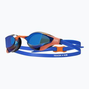 Úszószemüveg TYR Tracer-X RZR Mirrored blue/orange