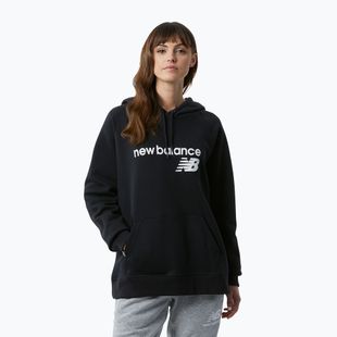 Női New Balance Core Fleece kapucnis pulóver fekete