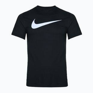 Férfi Nike Sportswear Swoosh fekete / fehér póló