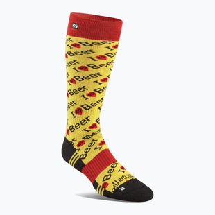 Férfi snowboard zokni ThirtyTwo TM Merino yellow