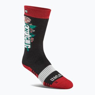 Női snowboard zokni ThirtyTwo Merino black/pink