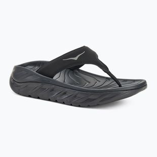 Női HOKA Ora Recovery Flip Flops fekete/sötét sirály szürke