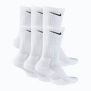 Zokni Nike Everyday Cushioned 6 pár white/black