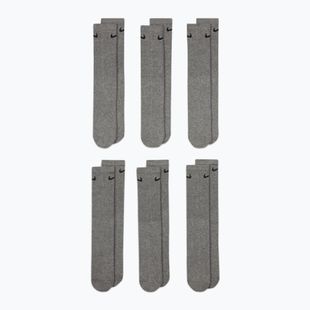 Zokni Nike Everyday Cushioned 6 pár carbon heather/black