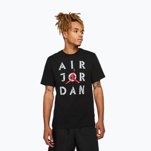 Férfi póló Jordan AJ5 Graphic black/white/gum red