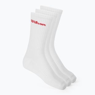 Zokni Wilson Crew Logo 3 pairs bright white