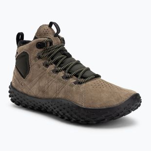Férfi barefoot cipő Merrell Wrapt Mid WP olive/black