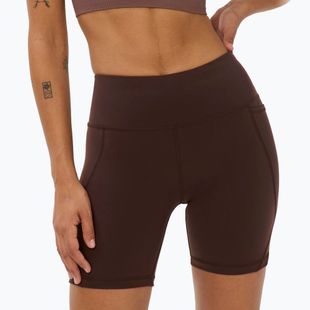 Női rövidnadrág Sweaty Betty Power Biker 6" Espresso Brown