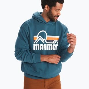 Férfi Marmot Coastal Hoody világoskék trekking pulóver M1425821541