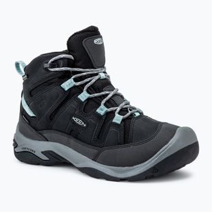 Női túracipő KEEN Circadia Mid Polar black/cloud blue