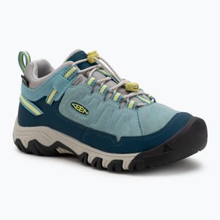 Gyermek túracipő KEEN Targhee IV Low Waterproof reef waters/daiquiri green