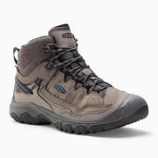 Férfi túracipő KEEN Targhee IV Mid WP steel grey/coronet blue