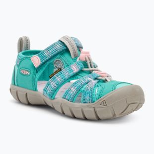 KEEN Seacamp II CNX gyermek szandál aqua/giggle pink