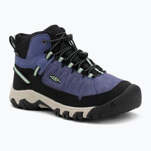 Gyerek túracipő KEEN Targhee IV Mid Waterproof skipper blue/hemlock
