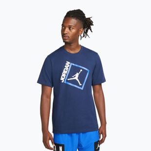 Férfi póló  Jordan Jumpman Box midnight navy/white