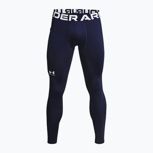Férfi leggingsek Under Armour Ua Cg Armour Novelty Compression Leggings midnight navy/white